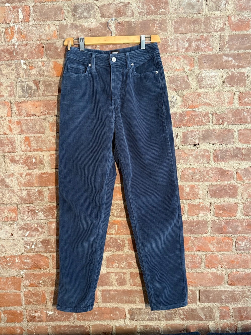 BDG Urban Outfitters Mom High Rise Corduroy Pants Blue Size 27